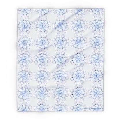 Flowers for Me Cozy Arctic Fleece Blanket | Live to Snuggle