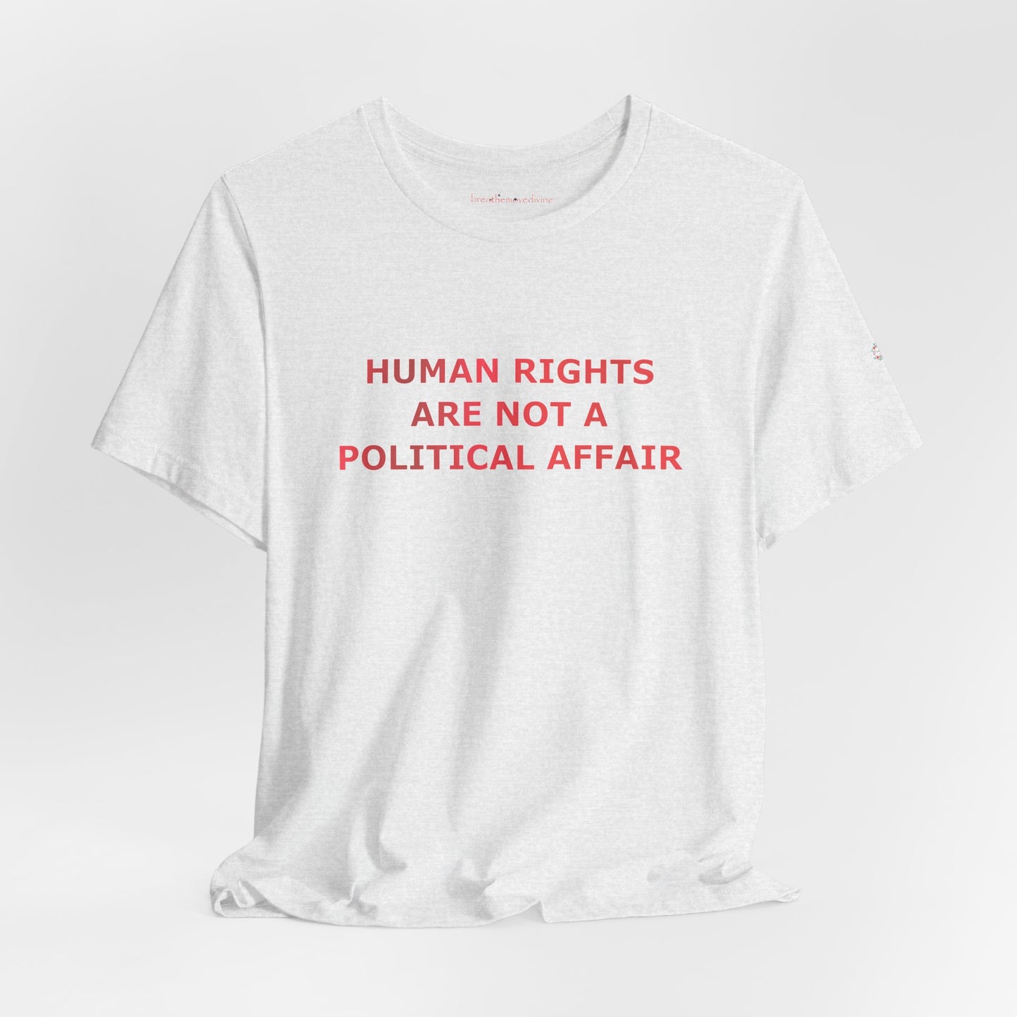 Human Rights Red Unisex T - breathemovedivine RESIST