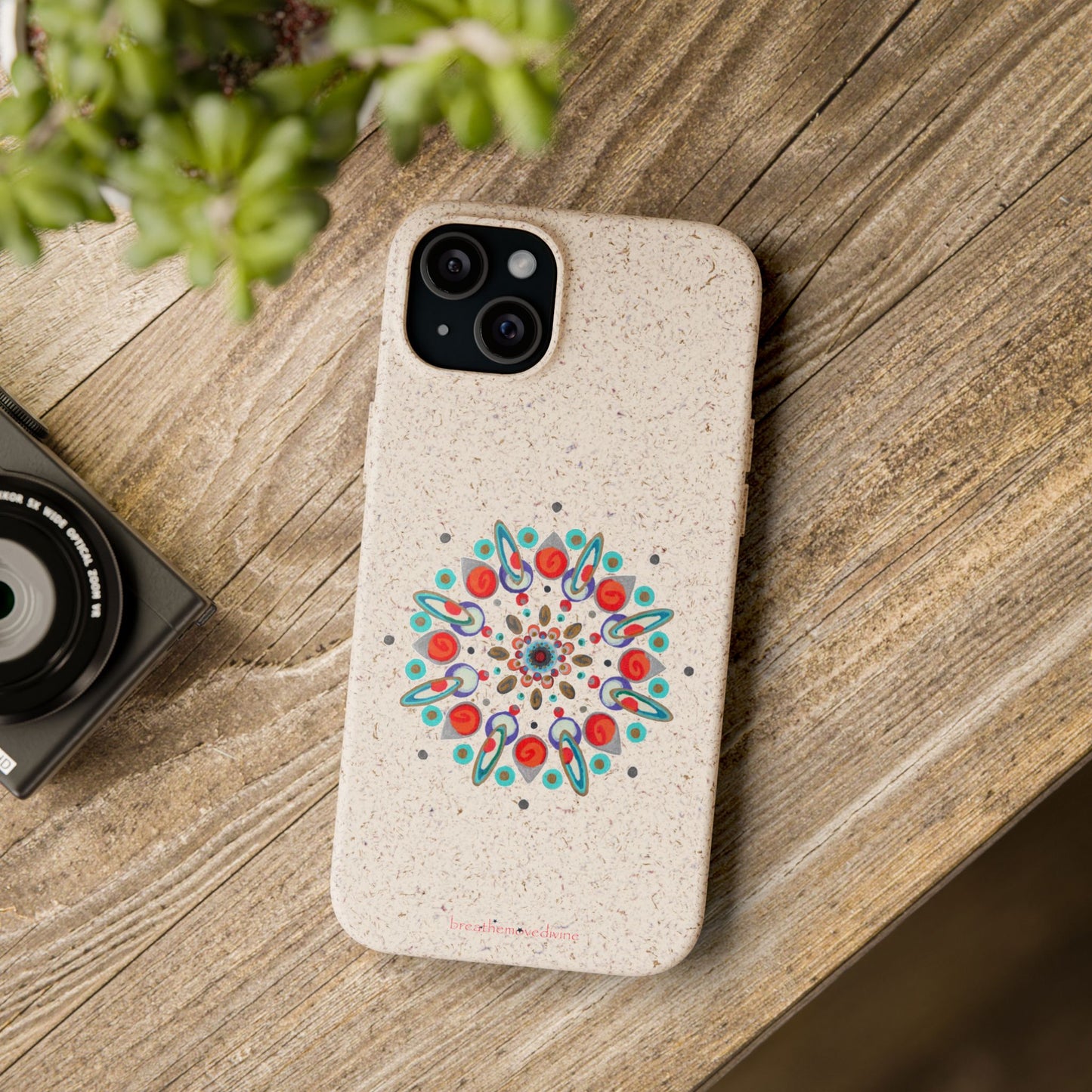 Inner Eye by breathemovedivine Eco-Friendly Case for iPhone with Mandala Design