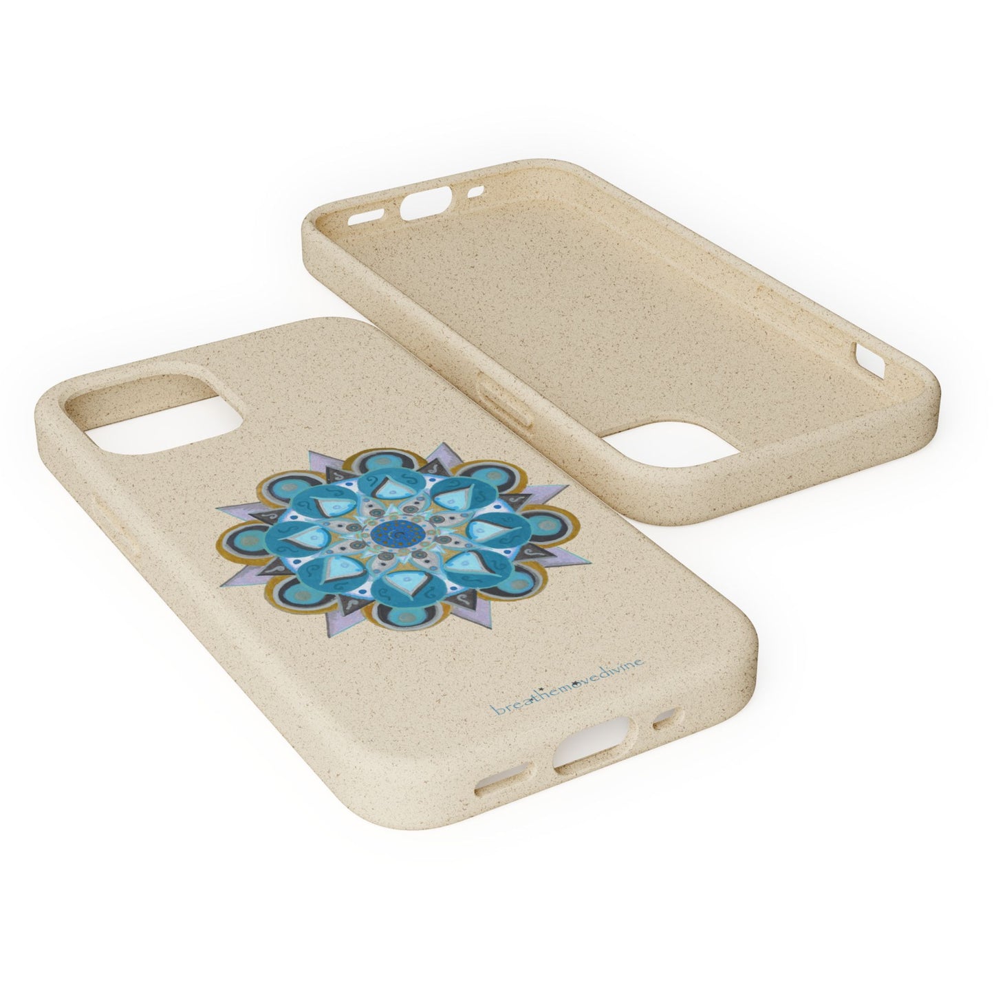 3 Chakras by breathemovedivine Eco-Friendly Case for iPhone with Mandala Design