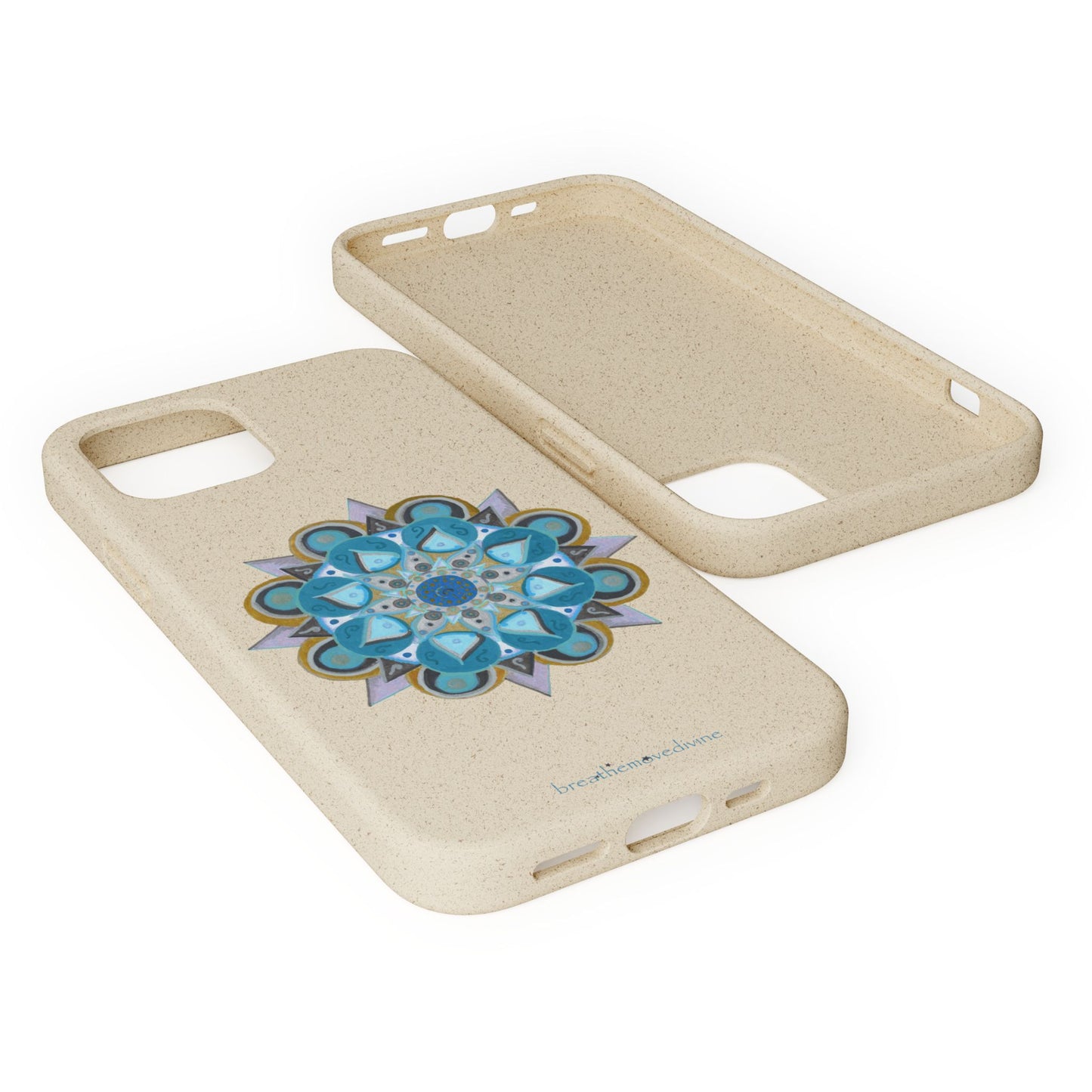 3 Chakras by breathemovedivine Eco-Friendly Case for iPhone with Mandala Design