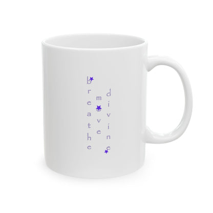 7 Chakras by breathemovedivine Ceramic Mug, (11oz, 15oz) - breathemovedivine