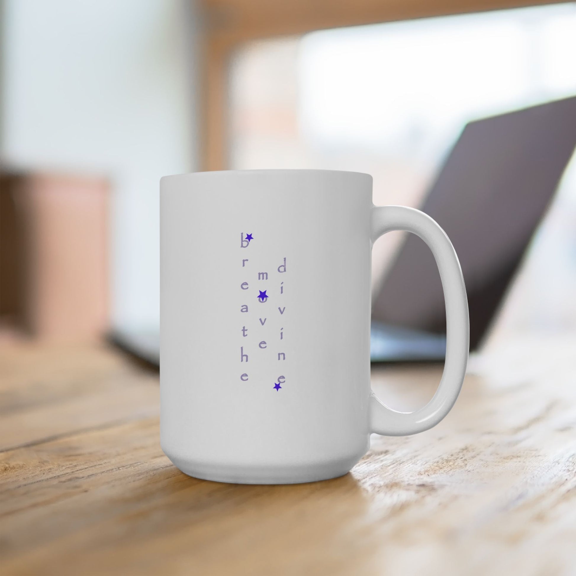 7 Chakras by breathemovedivine Ceramic Mug, (11oz, 15oz) - breathemovedivine