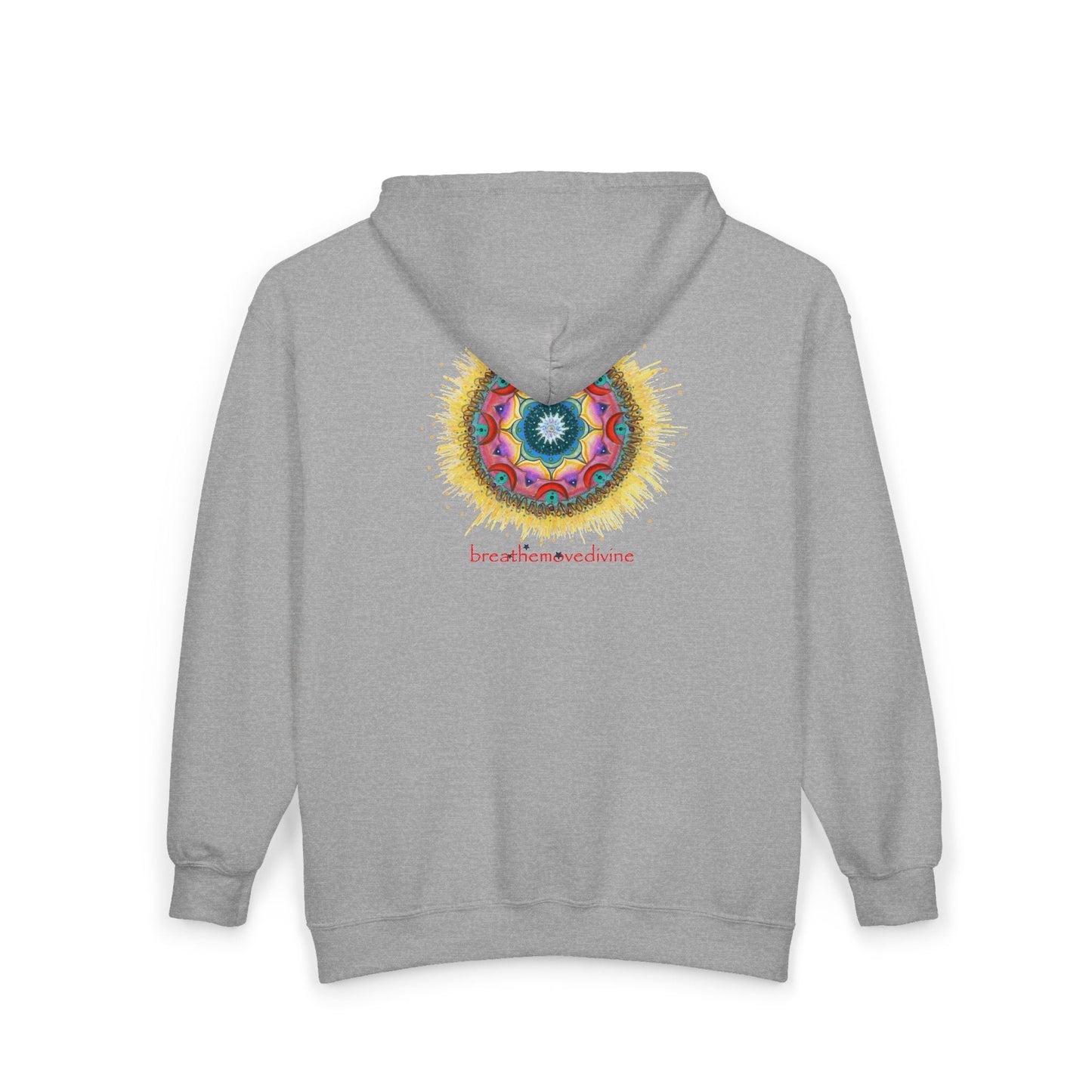 7 Chakras by breathemovedivine Zip Up Hoodie - breathemovedivine