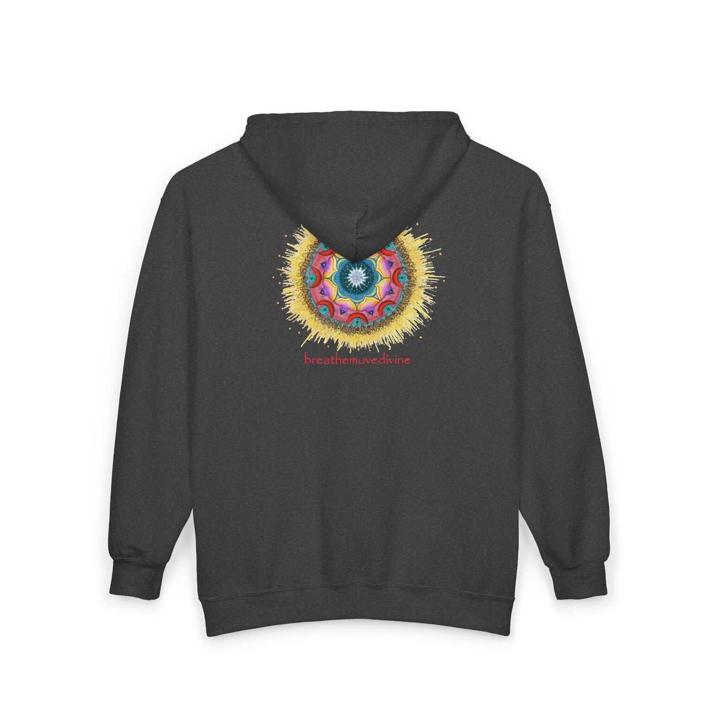 7 Chakras by breathemovedivine Zip Up Hoodie - breathemovedivine