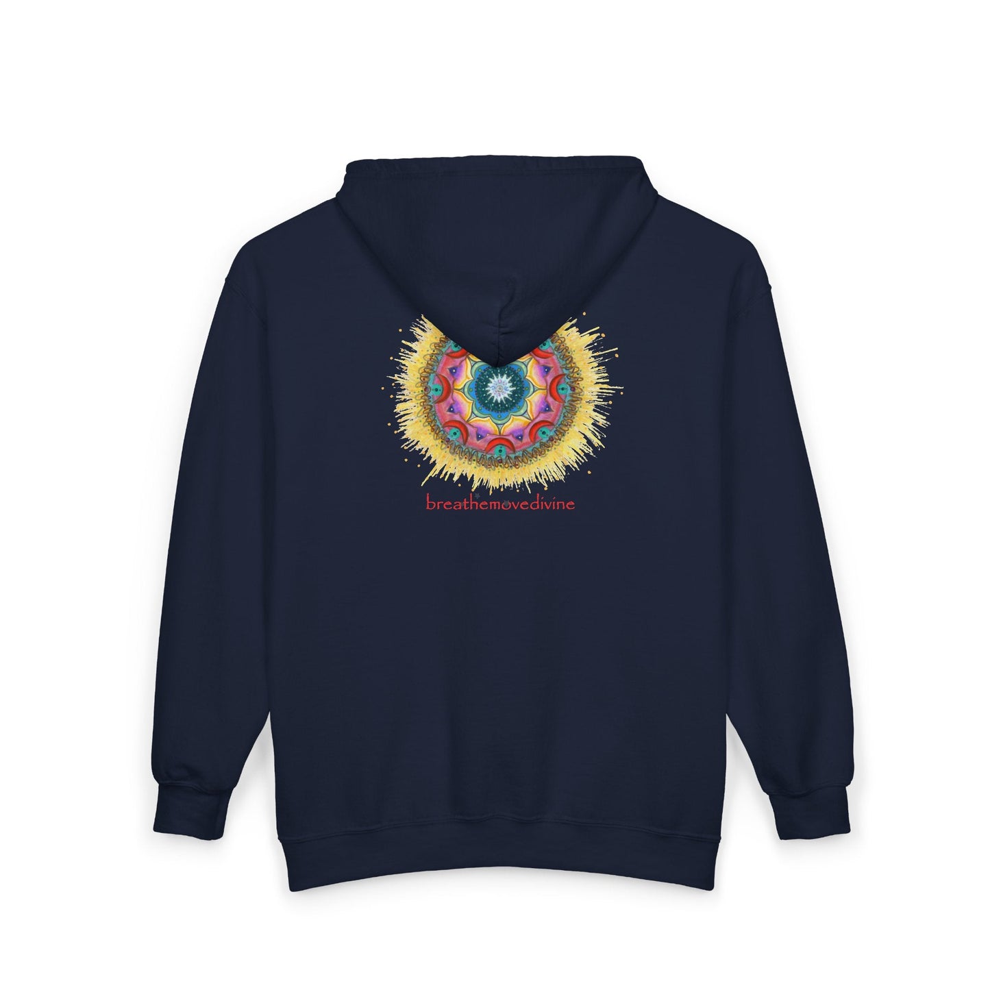 7 Chakras by breathemovedivine Zip Up Hoodie - breathemovedivine