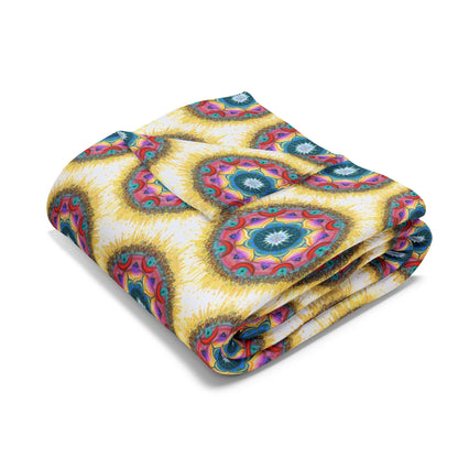 7 Chakras Pattern Cozy Arctic Fleece Blanket | Live to Snuggle - breathemovedivine