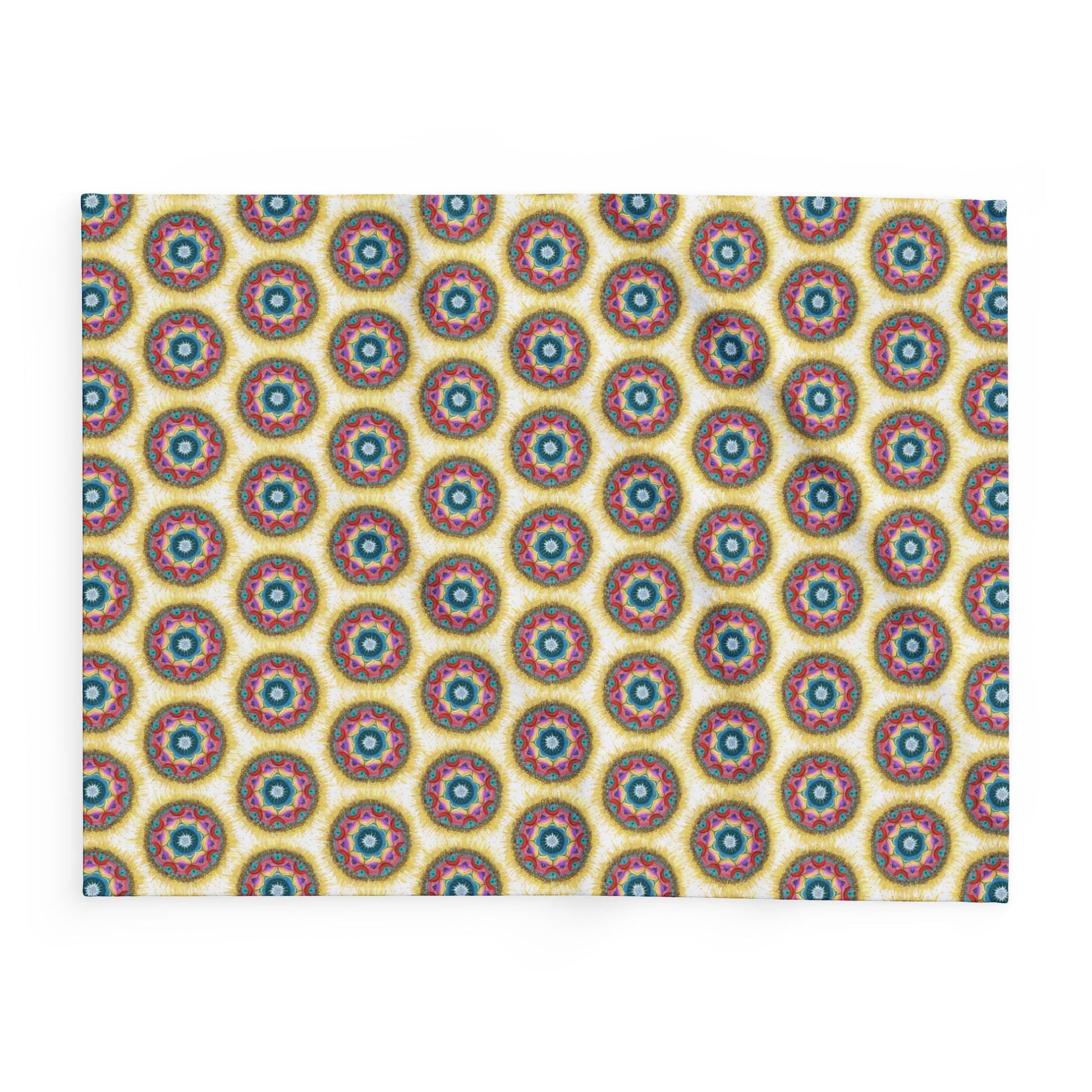 7 Chakras Pattern Cozy Arctic Fleece Blanket | Live to Snuggle - breathemovedivine