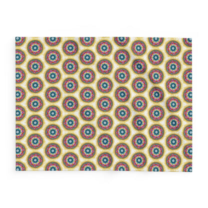7 Chakras Pattern Cozy Arctic Fleece Blanket | Live to Snuggle - breathemovedivine