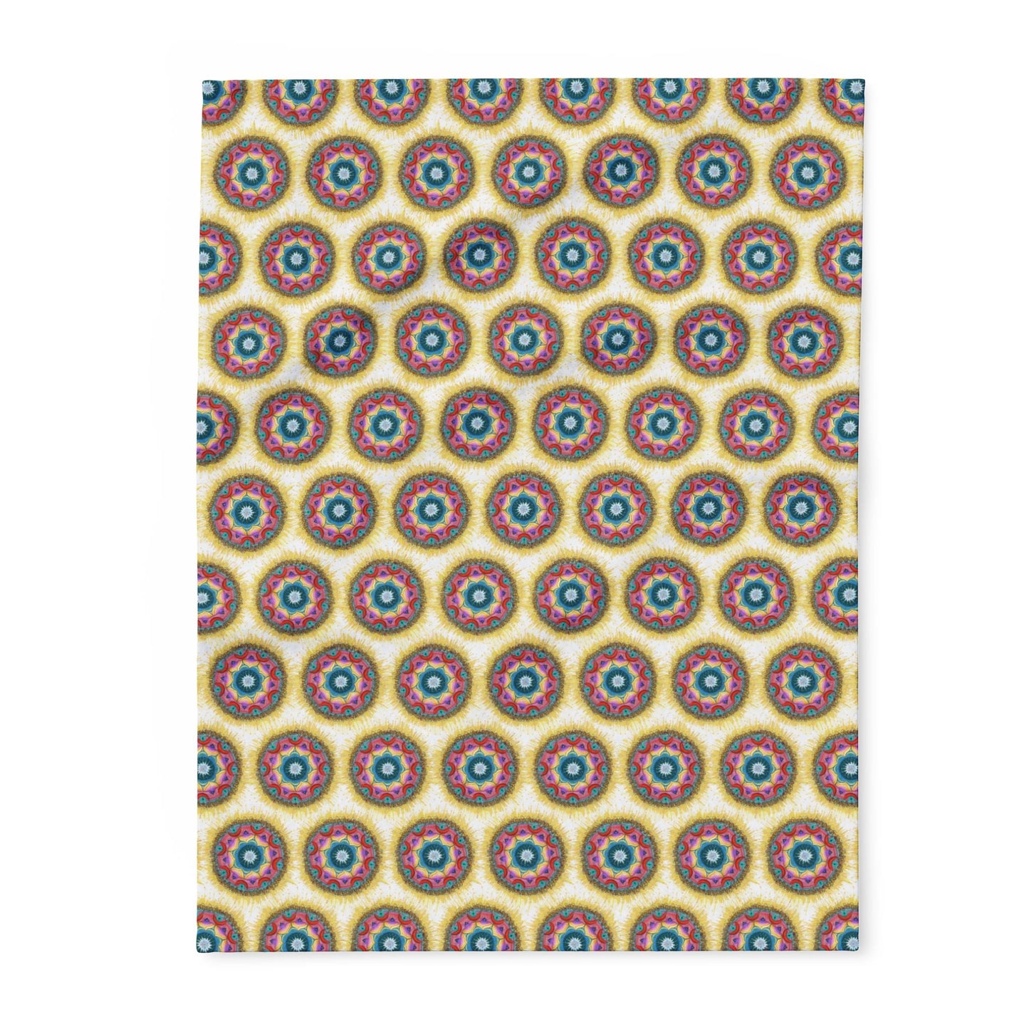 7 Chakras Pattern Cozy Arctic Fleece Blanket | Live to Snuggle - breathemovedivine