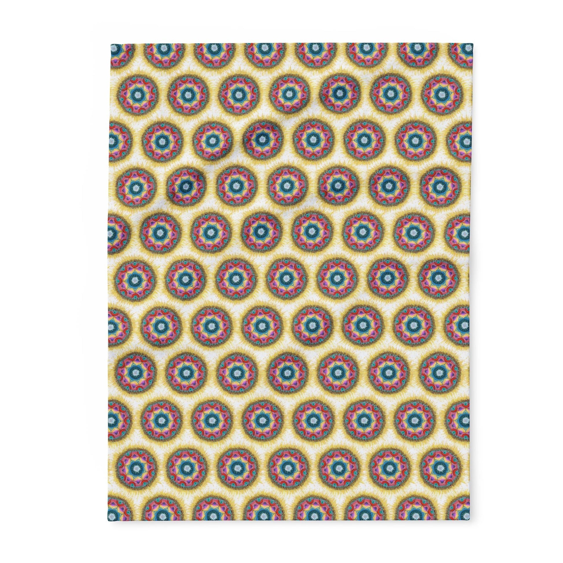 7 Chakras Pattern Cozy Arctic Fleece Blanket | Live to Snuggle - breathemovedivine