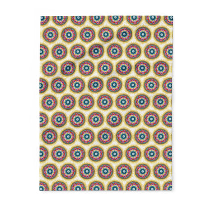 7 Chakras Pattern Cozy Arctic Fleece Blanket | Live to Snuggle - breathemovedivine