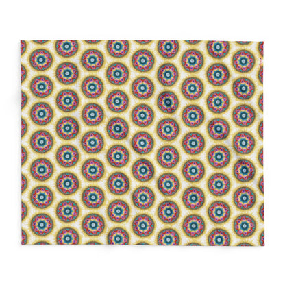 7 Chakras Pattern Cozy Arctic Fleece Blanket | Live to Snuggle - breathemovedivine