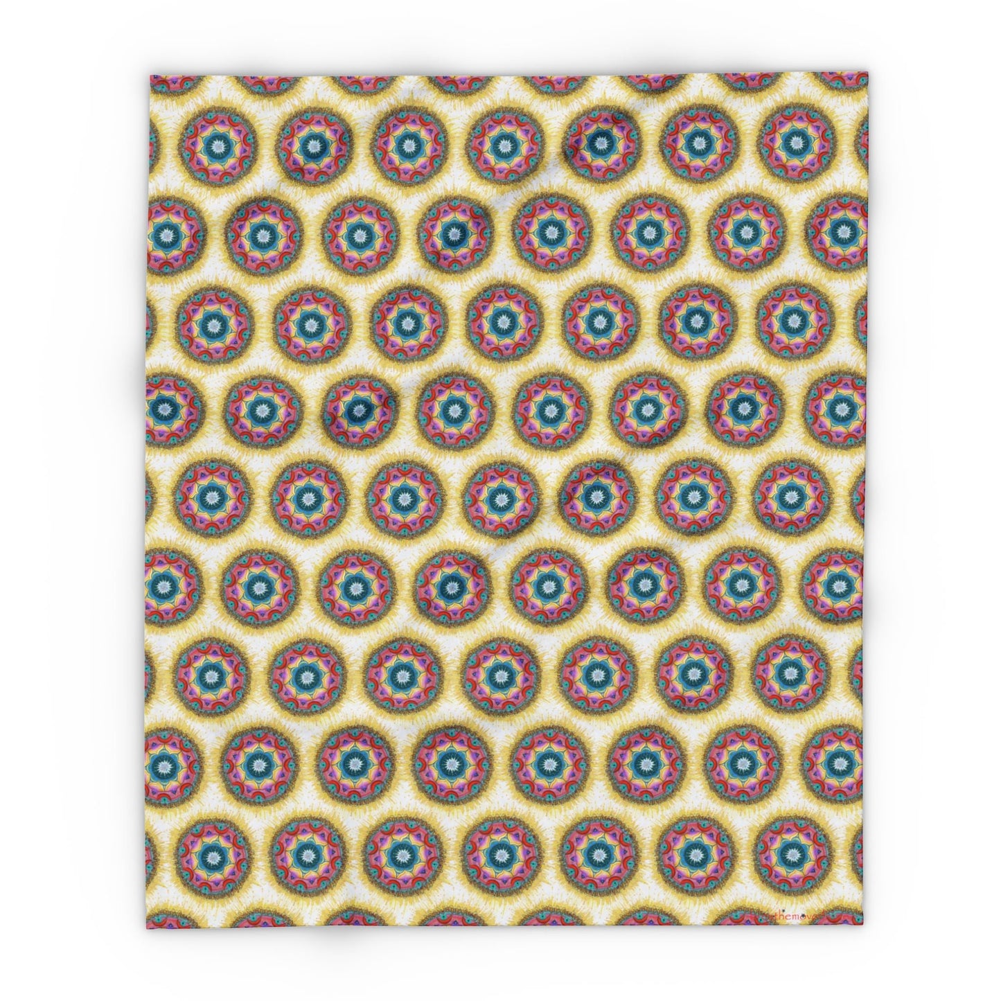 7 Chakras Pattern Cozy Arctic Fleece Blanket | Live to Snuggle - breathemovedivine