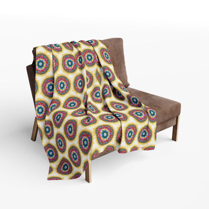 7 Chakras Pattern Cozy Arctic Fleece Blanket | Live to Snuggle - breathemovedivine