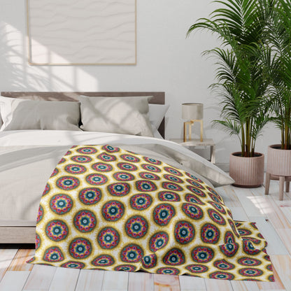 7 Chakras Pattern Cozy Arctic Fleece Blanket | Live to Snuggle - breathemovedivine