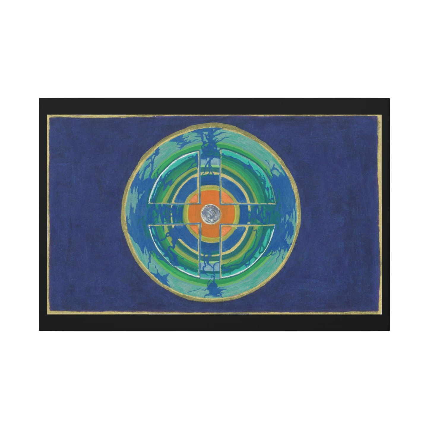 Fellow Humans by breathemovedivine Stretched Canvas Wall Art