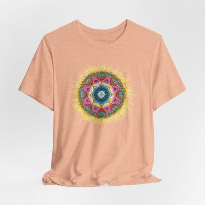 7 Chakras by breathemovedivine Unisex Jersey T