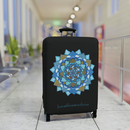 Voice by breathemovedivine Suitcase Cover - Travel with Style and Inspiration