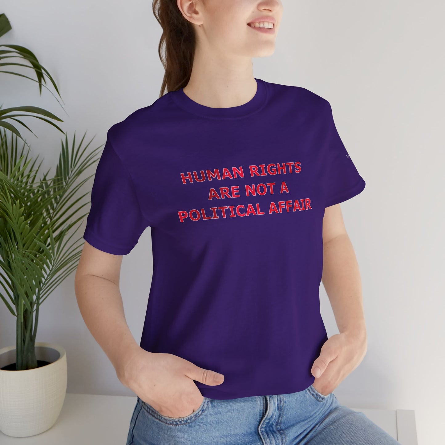 Human Rights Red Unisex T - breathemovedivine RESIST