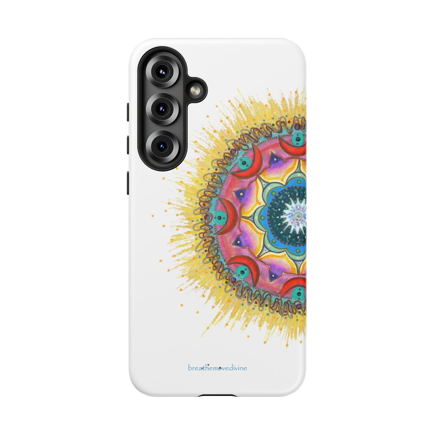 7 Chakras by breathemovedivine Mandala Design Case for Android