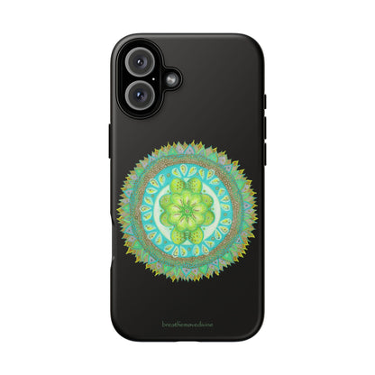 Heart Flame by breathemovedivine Mandala Design Case for iPhone