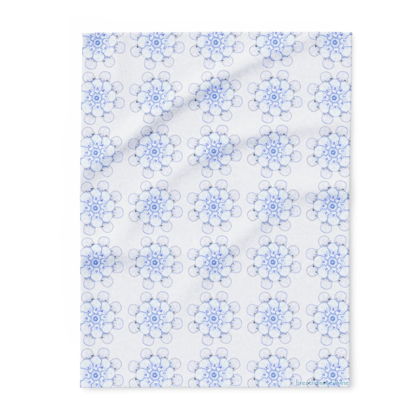 Flowers for Me Cozy Arctic Fleece Blanket | Live to Snuggle