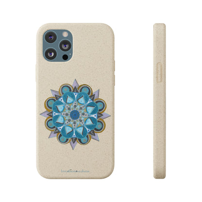 3 Chakras by breathemovedivine Eco-Friendly Case for iPhone with Mandala Design