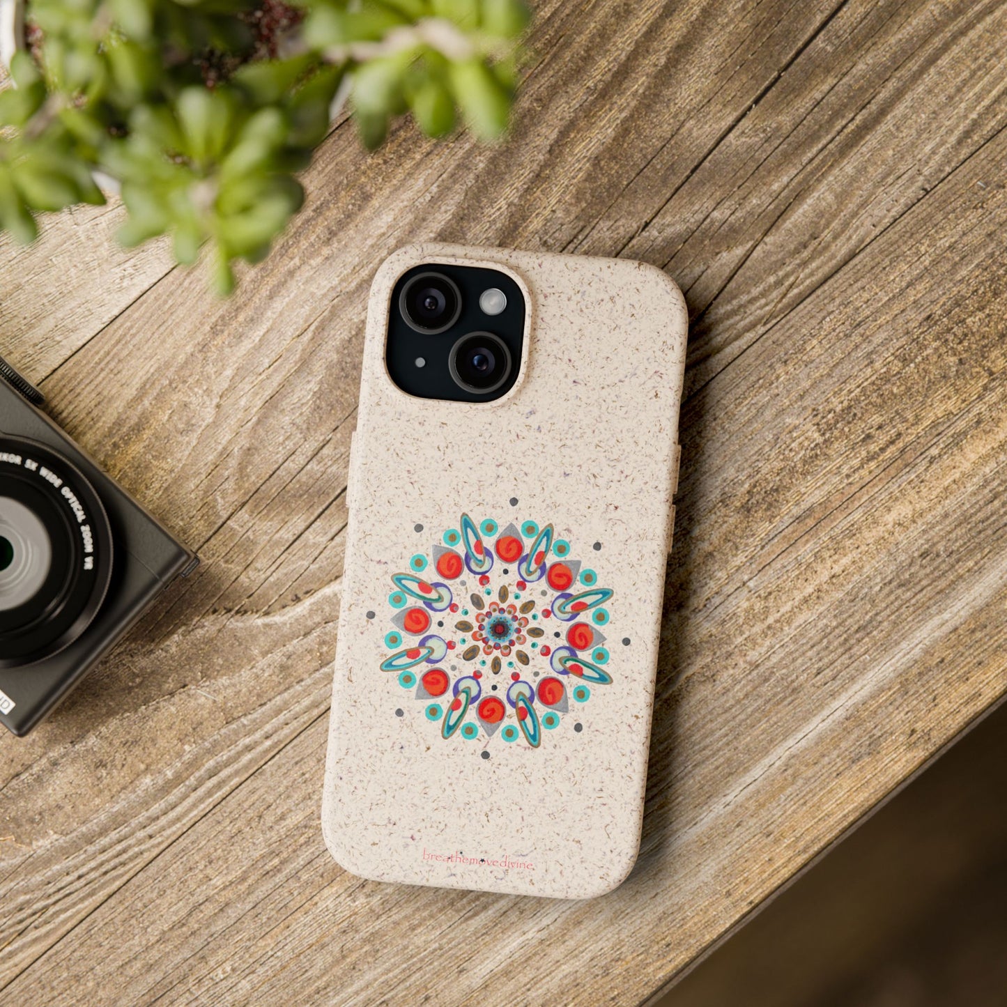 Inner Eye by breathemovedivine Eco-Friendly Case for iPhone with Mandala Design