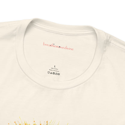 7 Chakras by breathemovedivine Unisex Jersey T