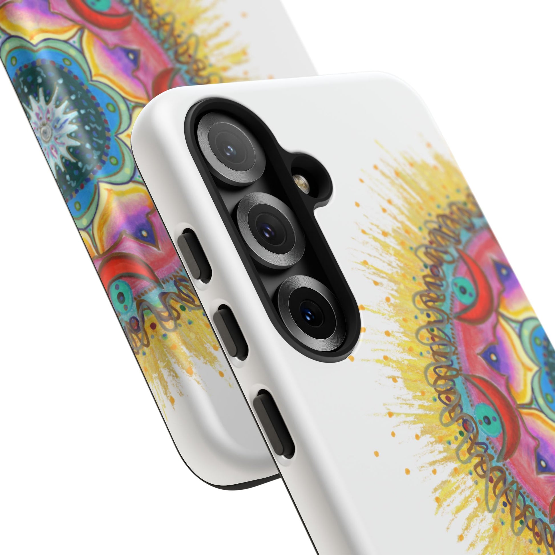 7 Chakras by breathemovedivine Mandala Phone Case for Android -  28.00
