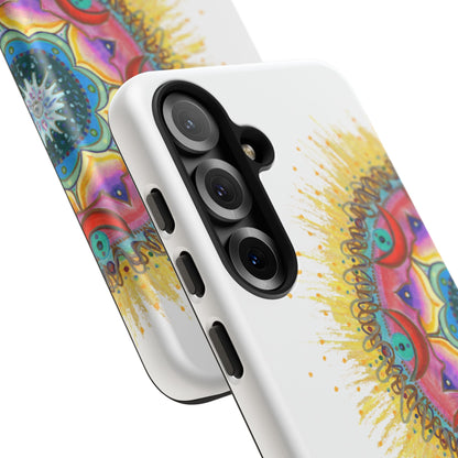 7 Chakras by breathemovedivine Mandala Phone Case for Android -  28.00