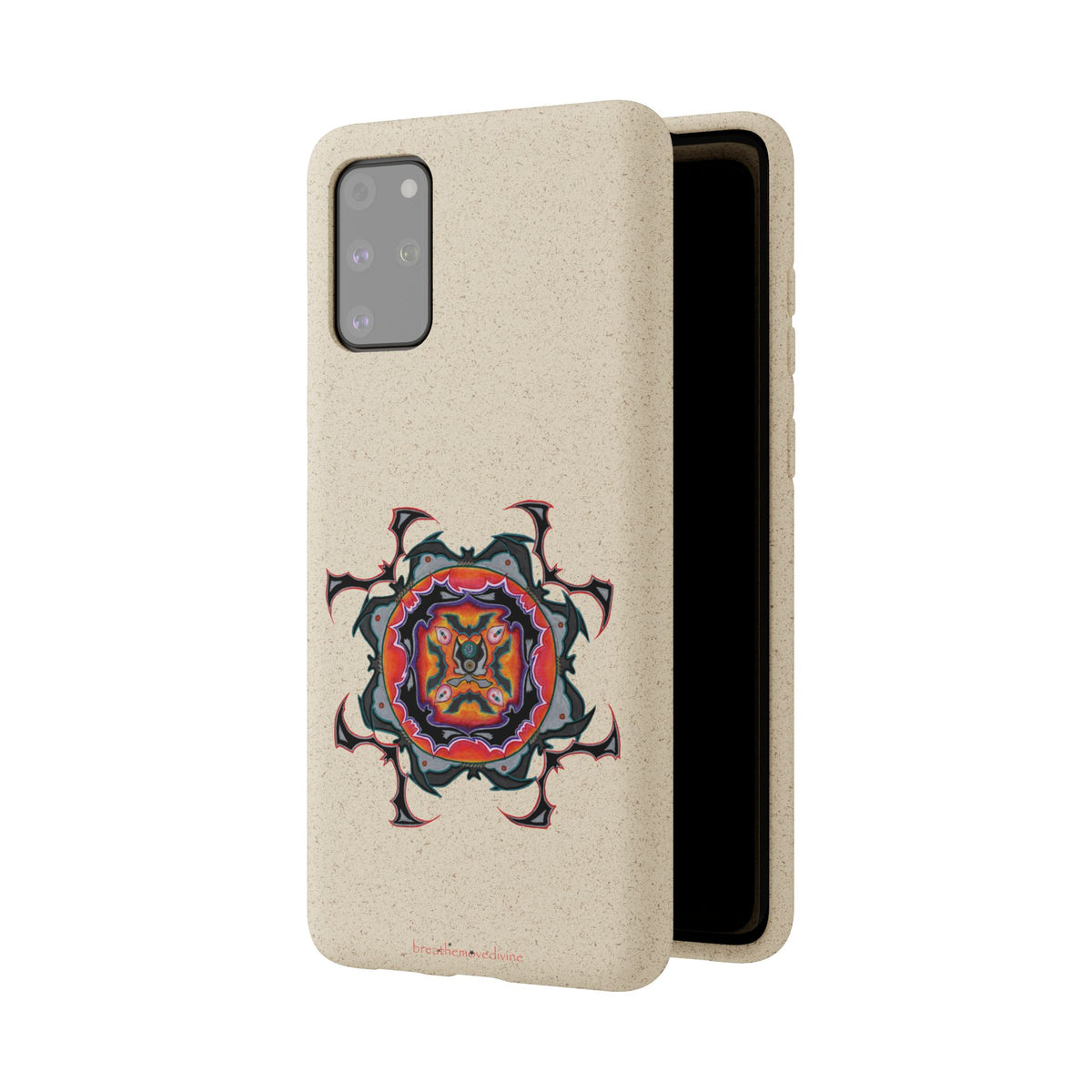 Scry by breathemovedivine Eco-Friendly Case for Android with Mandala Design