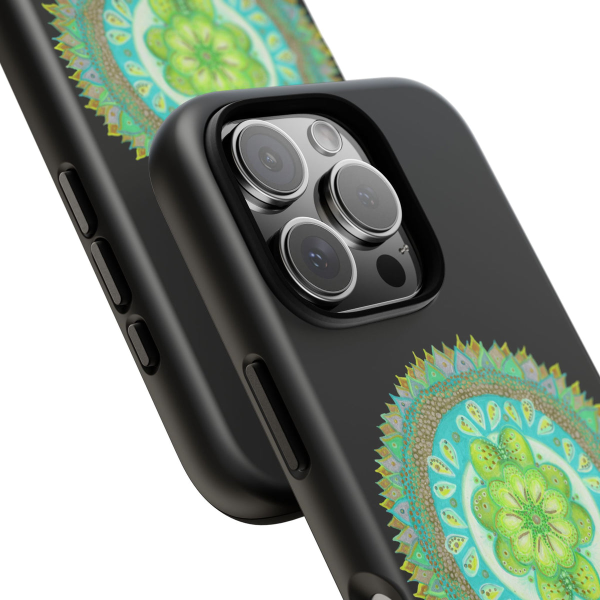 Heart Flame by breathemovedivine Mandala Design Case for iPhone