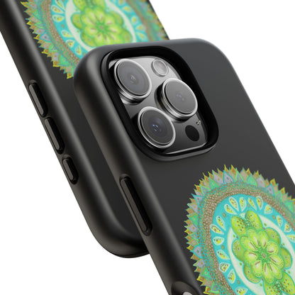 Heart Flame by breathemovedivine Mandala Design Case for iPhone