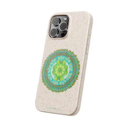 Heart Flame by breathemovedivine Eco-Friendly Case for iPhone with Mandala Design