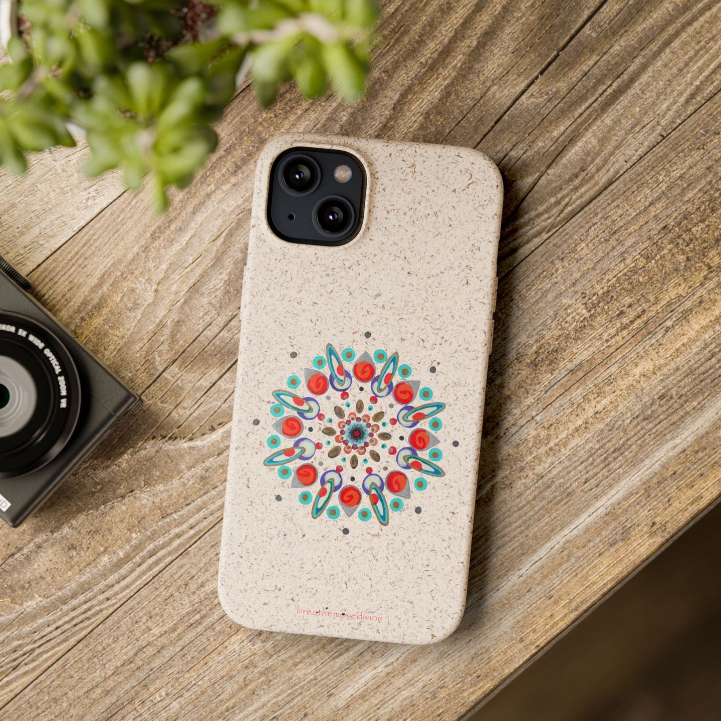 Inner Eye by breathemovedivine Eco-Friendly Case for iPhone with Mandala Design