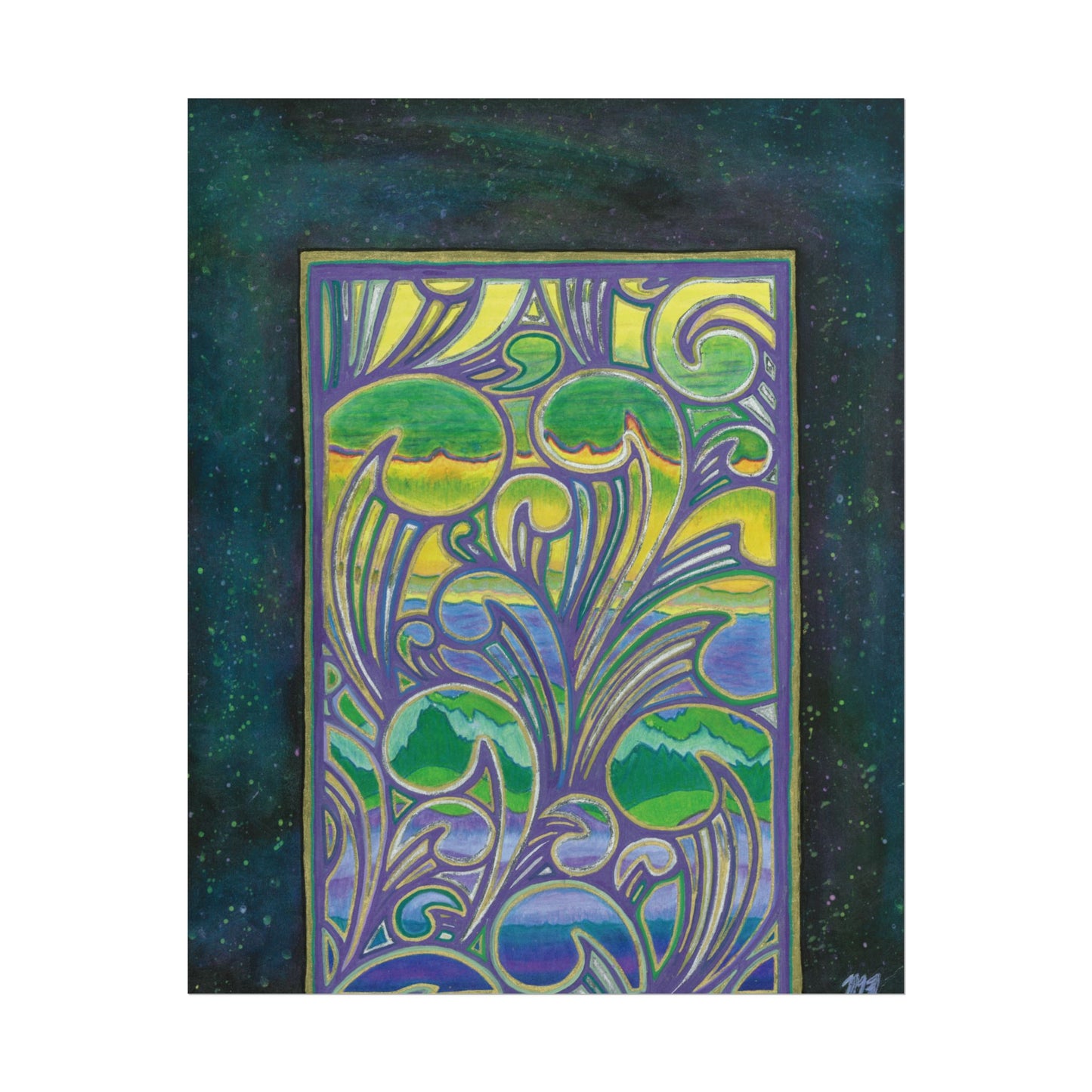 Lucid by breathemovedivine Rolled Poster Print