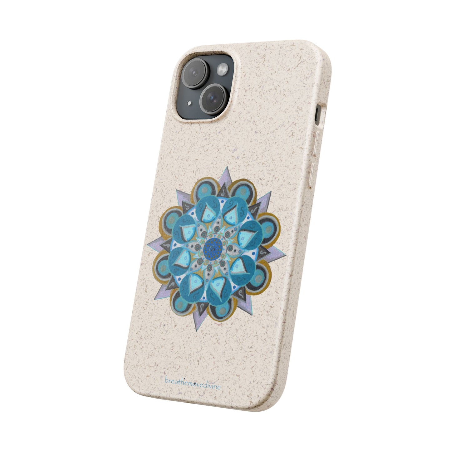 3 Chakras by breathemovedivine Eco-Friendly Case for iPhone with Mandala Design