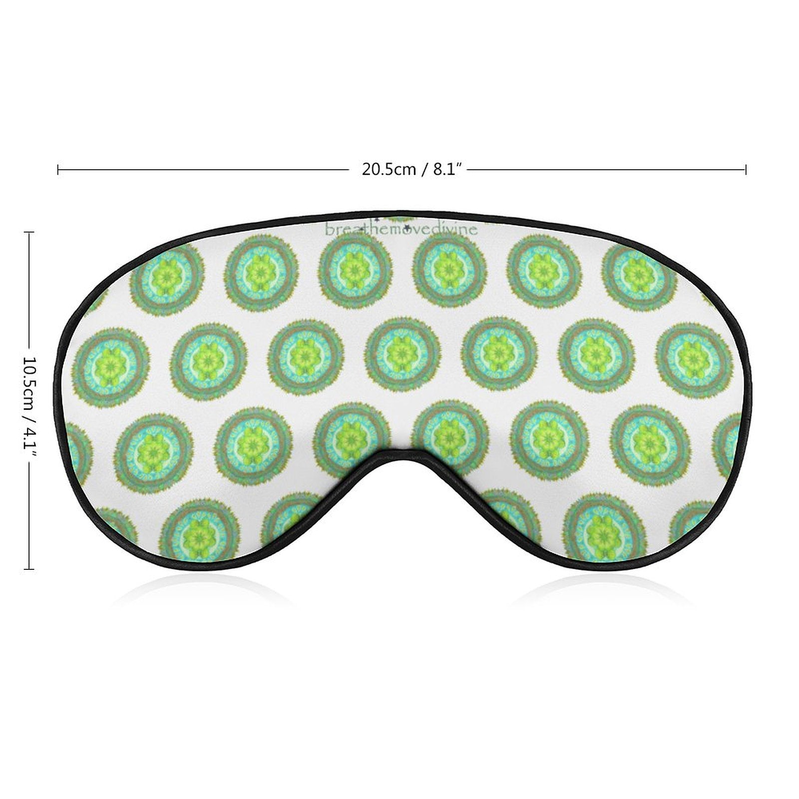 Heart Flame by breathemovedivine Patterned Meditation Mask -  19.28 - Measurements