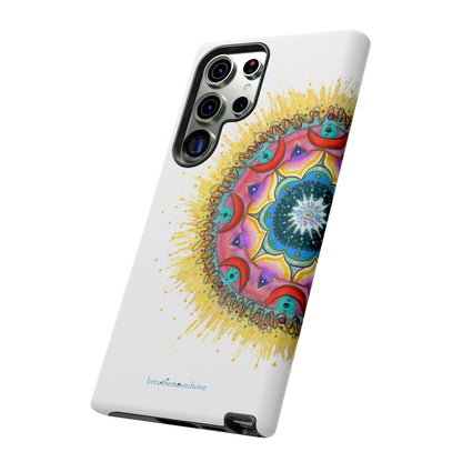 7 Chakras by breathemovedivine Mandala Design Case for Android