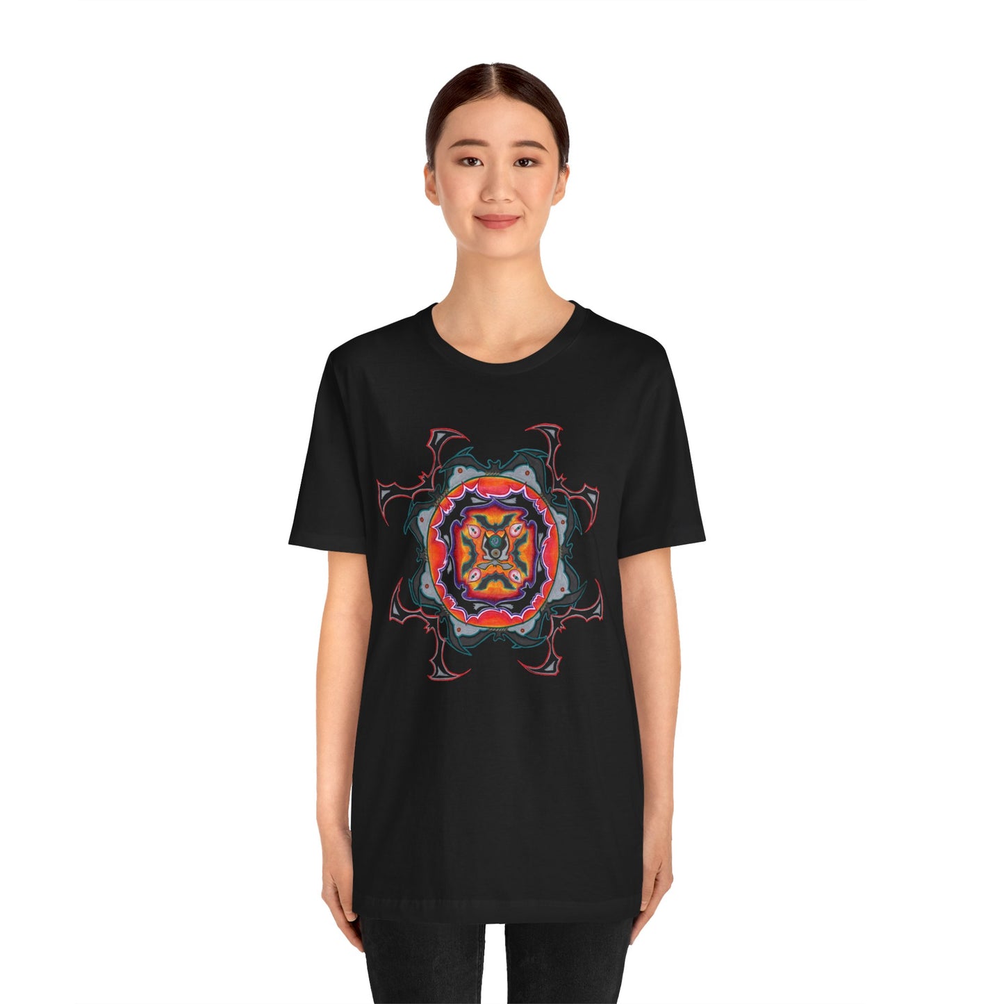 Scry by breathemovedivine Mandala Unisex Jersey T