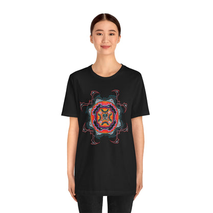 Scry by breathemovedivine Mandala Unisex Jersey T