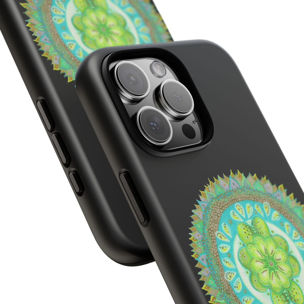 Heart Flame by breathemovedivine Mandala Design Case for iPhone