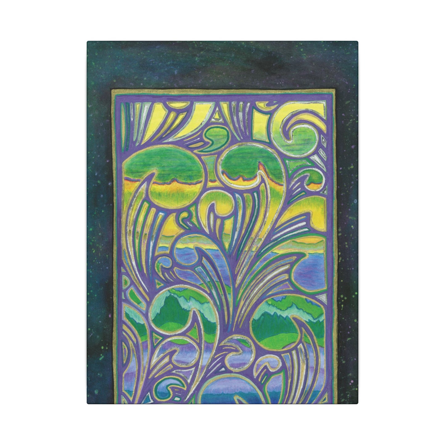 Lucid by breathemovedivine Stretched Canvas Wall Art