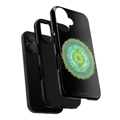 Heart Flame by breathemovedivine Mandala Design Case for iPhone