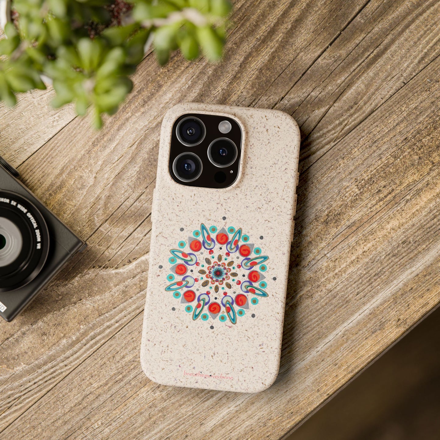 Inner Eye by breathemovedivine Eco-Friendly Case for iPhone with Mandala Design