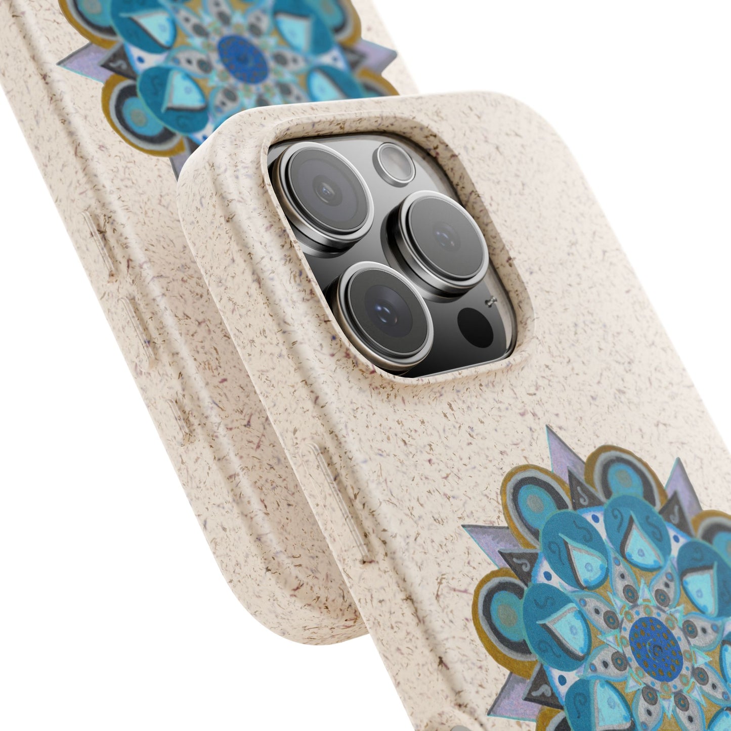 3 Chakras by breathemovedivine Eco-Friendly Case for iPhone with Mandala Design