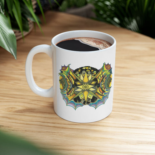 Creature by breathemovedivine Ceramic Mug, (11oz, 15oz)
