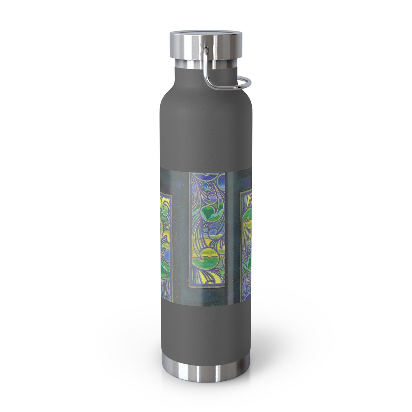 Vacuum insulated copper bottle